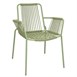 Fauteuils design corde Bolero Melbourne vert clair (lot de 4)