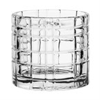 Photophores en verre pour bougie chauffe-plat Olympia Geo 64x57mm (lot de 6)