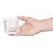 Photophores en verre pour bougie chauffe-plat Olympia Geo 64x57mm (lot de 6)
