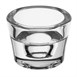Photophores en verre classiques pour bougie chauffe-plat Olympia 60x45mm (lot de 6)