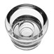 Photophores en verre classiques pour bougie chauffe-plat Olympia 60x45mm (lot de 6)