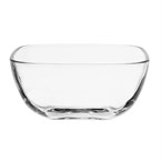 Bols carrés bas en verre Olympia (lot de 6)