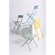 Chaises de terrasse pliantes en acier Bolero Perth vertes (lot de 2)