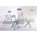Chaises de terrasse pliantes en acier Bolero Perth vertes (lot de 2)