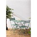 Chaises de terrasse pliantes en acier Bolero Perth vertes (lot de 2)
