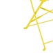 Chaises de terrasse pliantes en acier Bolero Perth jaunes (Lot de 2)