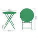 Table ronde de terrasse Bolero Perth verte 600mm
