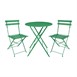 Table ronde de terrasse Bolero Perth verte 600mm