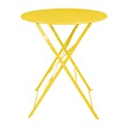 Table ronde de terrasse Bolero Perth jaune 600mm