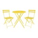 Table ronde de terrasse Bolero Perth jaune 600mm