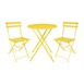 Table ronde de terrasse Bolero Perth jaune 600mm