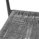 Fauteuils d'extérieur en rotin PE tressé Bolero Eden anthracite (lot de 4)