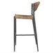 Tabourets de bar d'extérieur en rotin PE tressé Bolero Eden naturels (lot de 2)