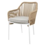 Fauteuils d'extérieur en rotin PE tressé Bolero Bay miel (lot de 2)