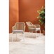 Fauteuils d'extérieur en rotin PE tressé Bolero Bay miel (lot de 2)