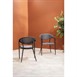 Fauteuils d'extérieur Bolero Santiago noirs (lot de 4)