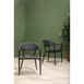 Fauteuils d'extérieur Bolero Santiago noirs (lot de 4)