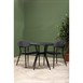 Fauteuils d'extérieur Bolero Santiago noirs (lot de 4)