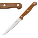Couteaux à steak Olympia avec manches en PP imitation bois (lot de 12)