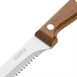 Couteaux à steak Olympia avec manches en PP imitation bois (lot de 12)