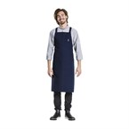 Tablier bavette croisé mixte Chaud Devant Nordic bleu 75x100 cm 