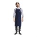 Tablier bavette croisé mixte Chaud Devant Nordic bleu 75x100 cm 