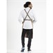 Tablier bavette croisé mixte Chaud Devant Nordic argile 75x100 cm 