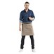 Tablier mixte Chaud Devant Forene Denim marron 70x50 cm