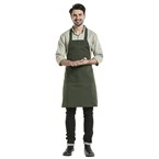 Tablier bavette mixte Chaud Devant Nordic Base vert 70x85 cm