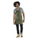 Tablier bavette mixte Chaud Devant Nordic Base vert denim 70x75 cm