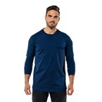 T-shirt mixte manches longues Chaud Devant Valente UFX marine