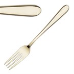Fourchettes de table Olympia Buckingham Champagne dorées (lot de 12)