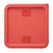 Petit couvercle carré pour boîte de conservation Hygiplas rouge 