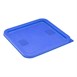 Petit couvercle carré pour boîte de conservation Hygiplas bleu 