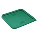 Petit couvercle carré pour boîte de conservation Hygiplas vert 