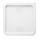 Petit couvercle carré pour boîte de conservation Hygiplas blanc 