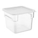 Petit couvercle carré pour boîte de conservation Hygiplas blanc 