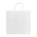 Sacs en papier avec poignée torsadée Fiesta Recyclable blancs (lot de 250)