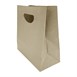 Sacs en papier avec poignée découpée en D Fiesta Recyclable marron (lot de 250)
