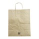 Grands sacs en papier avec poignée torsadée Fiesta Recyclable marron (lot de 250)