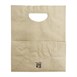 Grands sacs en papier avec poignée découpée en D Fiesta Recyclable marron (lot de 250)