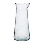 Carafes coniques en verre recyclé Olympia 1L (lot de 6)