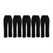 Pantalons de cuisinier mixtes en polycoton Whites Vegas noirs (lot de 5)