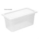 Bac en polypropylène Nisbets Essentials GN 1/3 150 mm