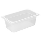 Bac en polypropylène Nisbets Essentials GN 1/4 100 mm
