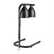 Lampe chauffante double sur pied Buffalo noir mat