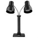 Lampe chauffante double sur pied Buffalo noir mat 2x250 W