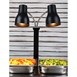Lampe chauffante double sur pied Buffalo noir mat 2x250 W