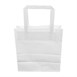 Sacs en papier blanc avec poignées plates Fiesta Recyclable (lot de 250)