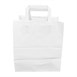 Grands sacs en papier blanc avec poignées plates Fiesta Recyclable (lot de 250)